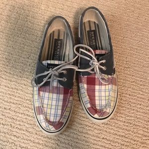 Plaid Sperry Boat Shoes